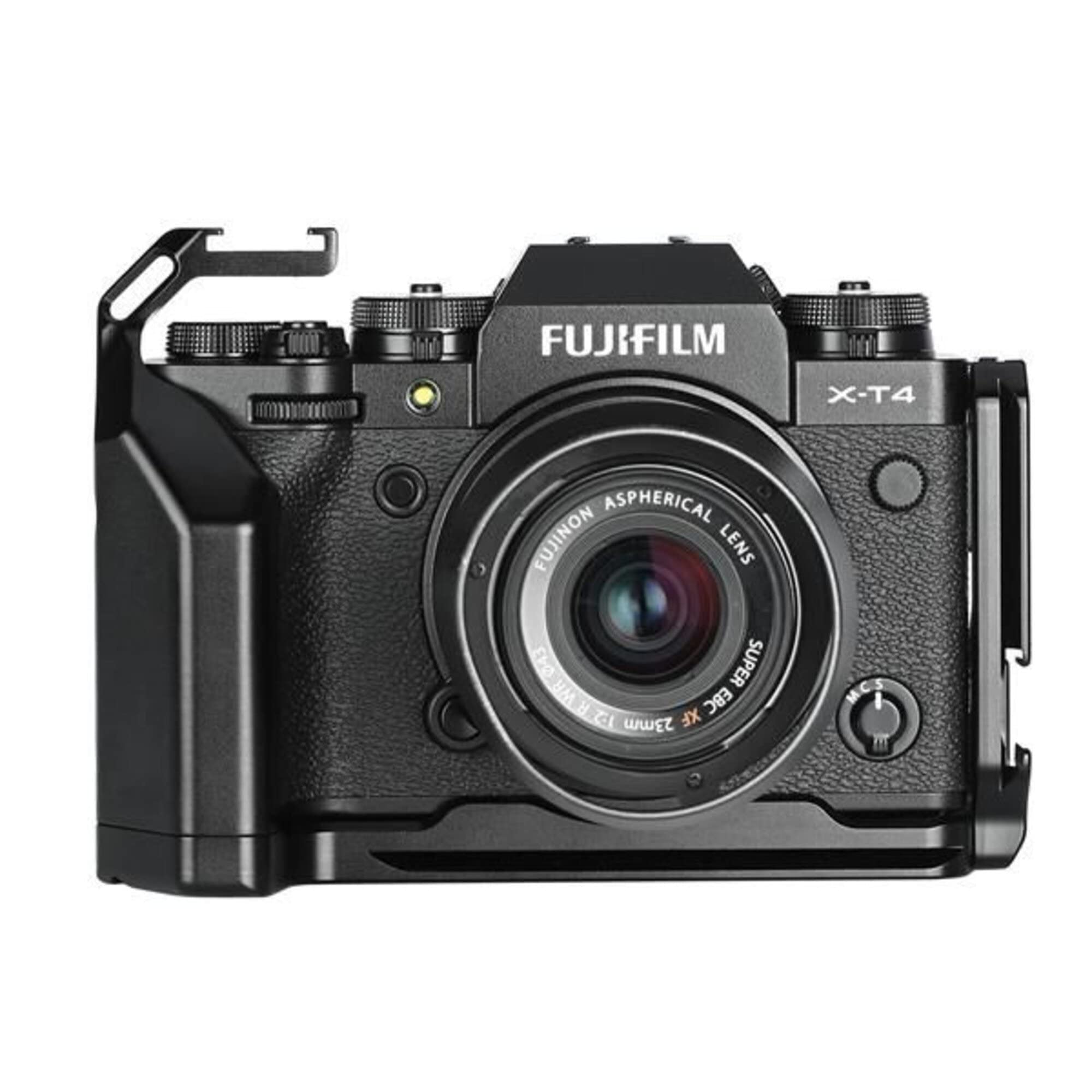 FUJIFILM X-T4 本体 と専用プレート LPF-XT4 L型プレート(FUJIFILM X-T4専用) Leofoto | 株式会社ワイド